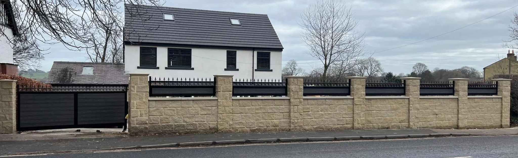 Decorative gates and boundary railings